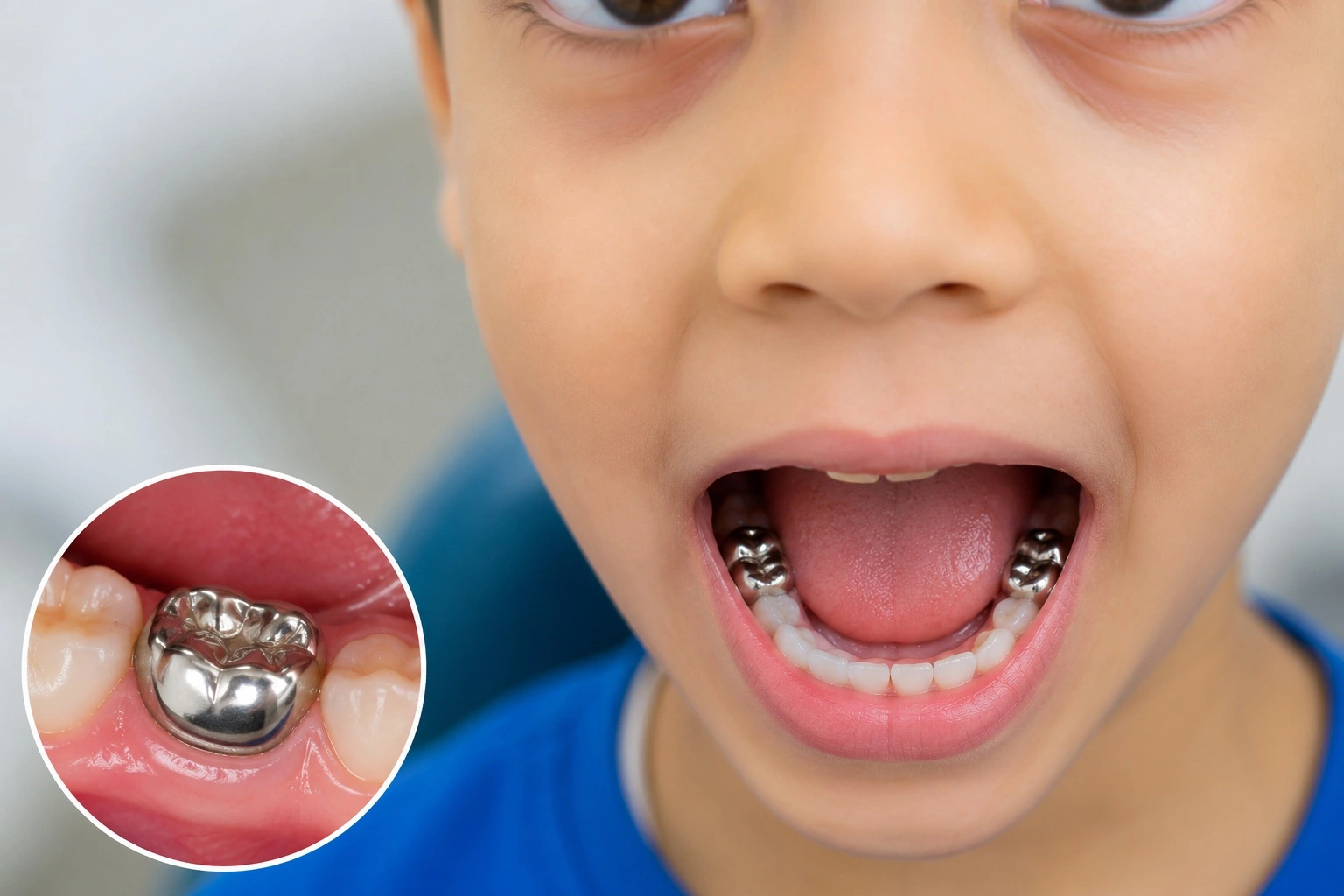 Stainless Steel Crown for Kids treatment in Mirpur Dhaka at Sporsho Dental Care